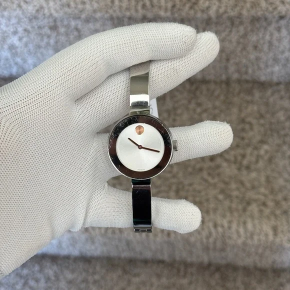 Movado Silver and Gold-Tone Watch
Trend Bangle Watch, 34mm - Picture 3 of 11